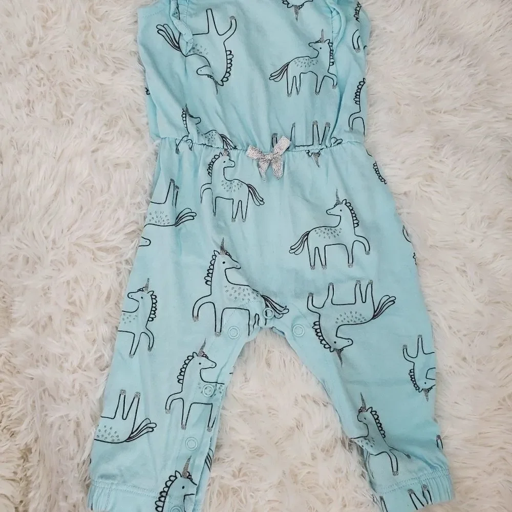Baby Girl's Set of 2 6M Rompers